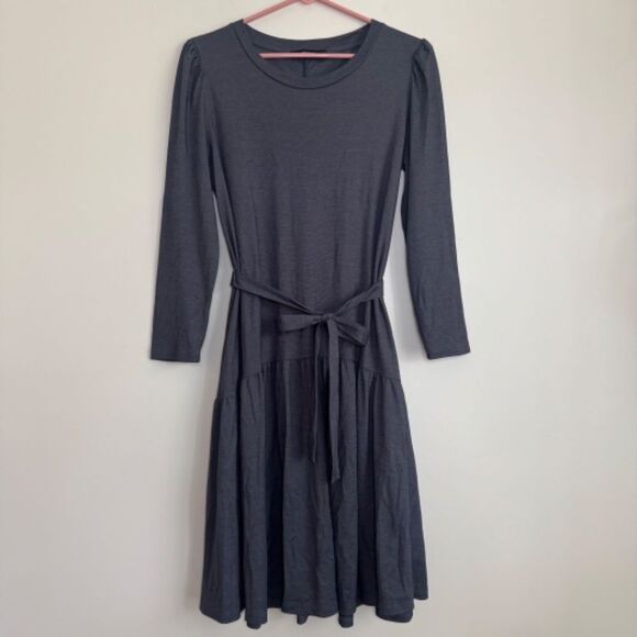 Weekend MaxMara Tiered Shirt Dress - Blue | Size S - Picture 2 of 9